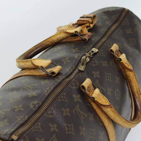 LOUIS VUITTON Monogram Keepall 50 Boston Bag M41426 LV Auth 75917 - Picture 6 of 16